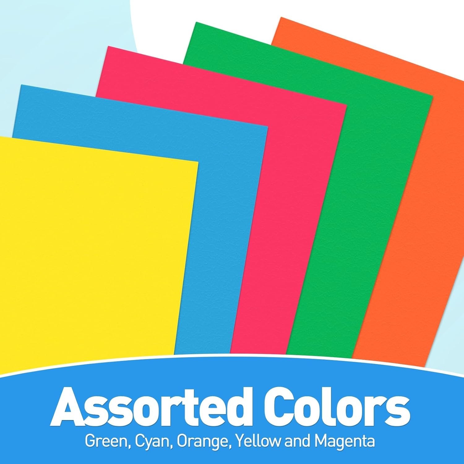 Two Pocket Folders, 100 Pack File Folders with Pockets Fit Letter Size Paper,…