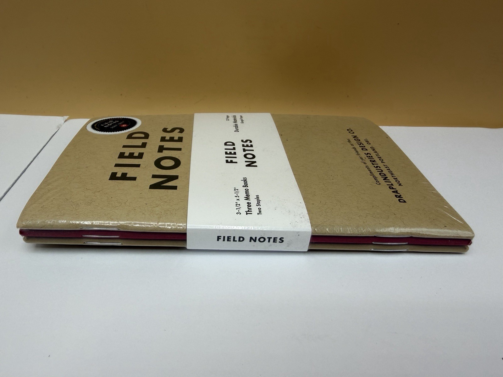 Field Notes 10th Anniversary Edition Sealed 3-Pack Memo Books Aaron Draplin