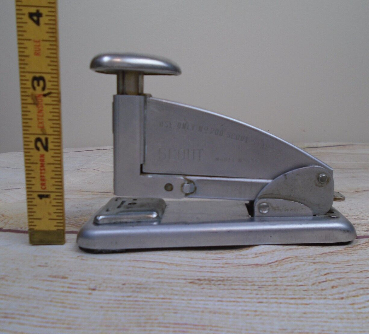 Vintage Ace Scout Staple Machine Model 202 Office Stapler Made in USA