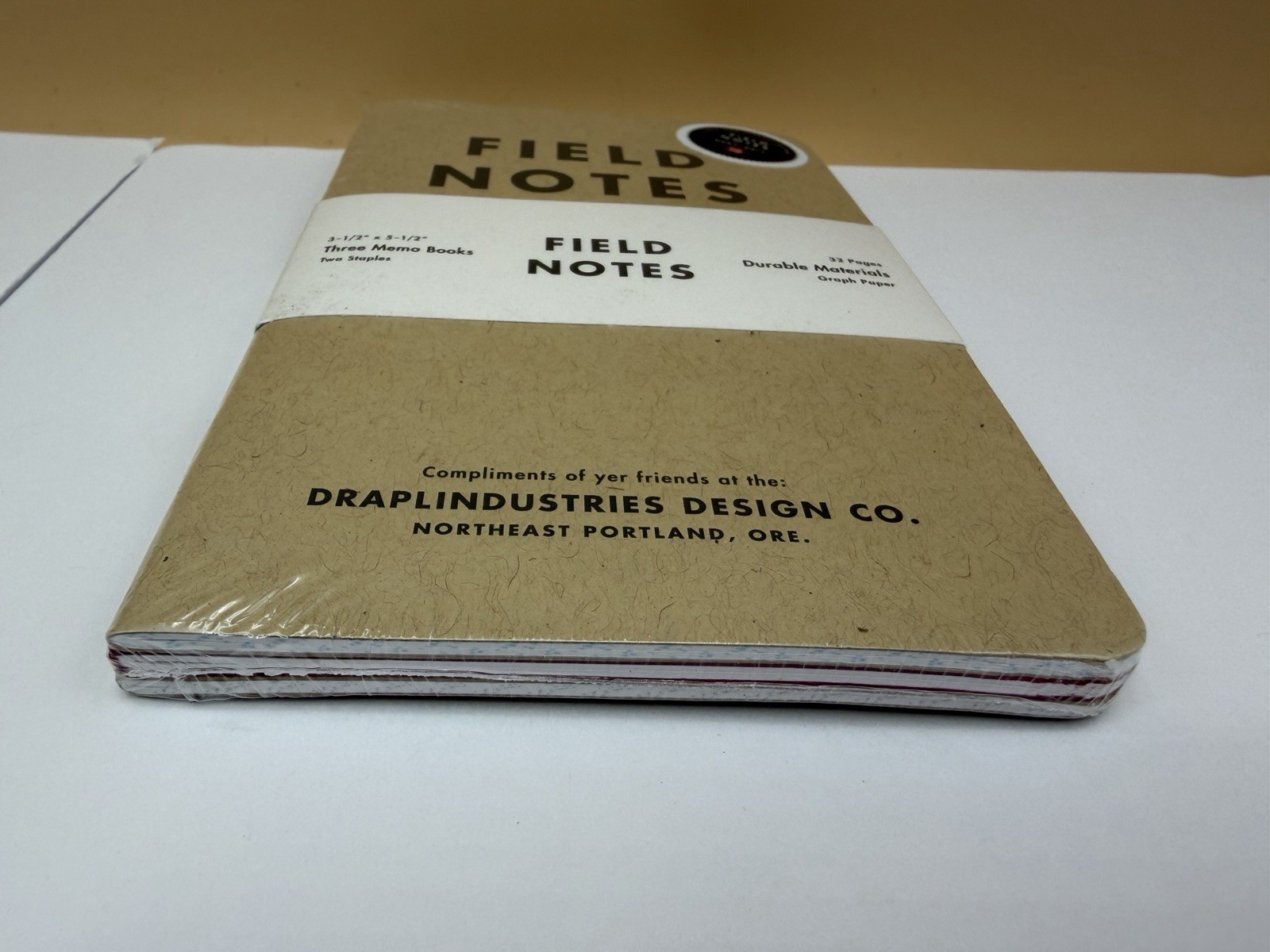 Field Notes 10th Anniversary Edition Sealed 3-Pack Memo Books Aaron Draplin