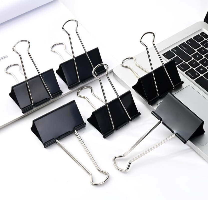 Extra Large Binder Clips 3 Inch Super Big Binder Clips 6 Pack Big Metal Paper Cl