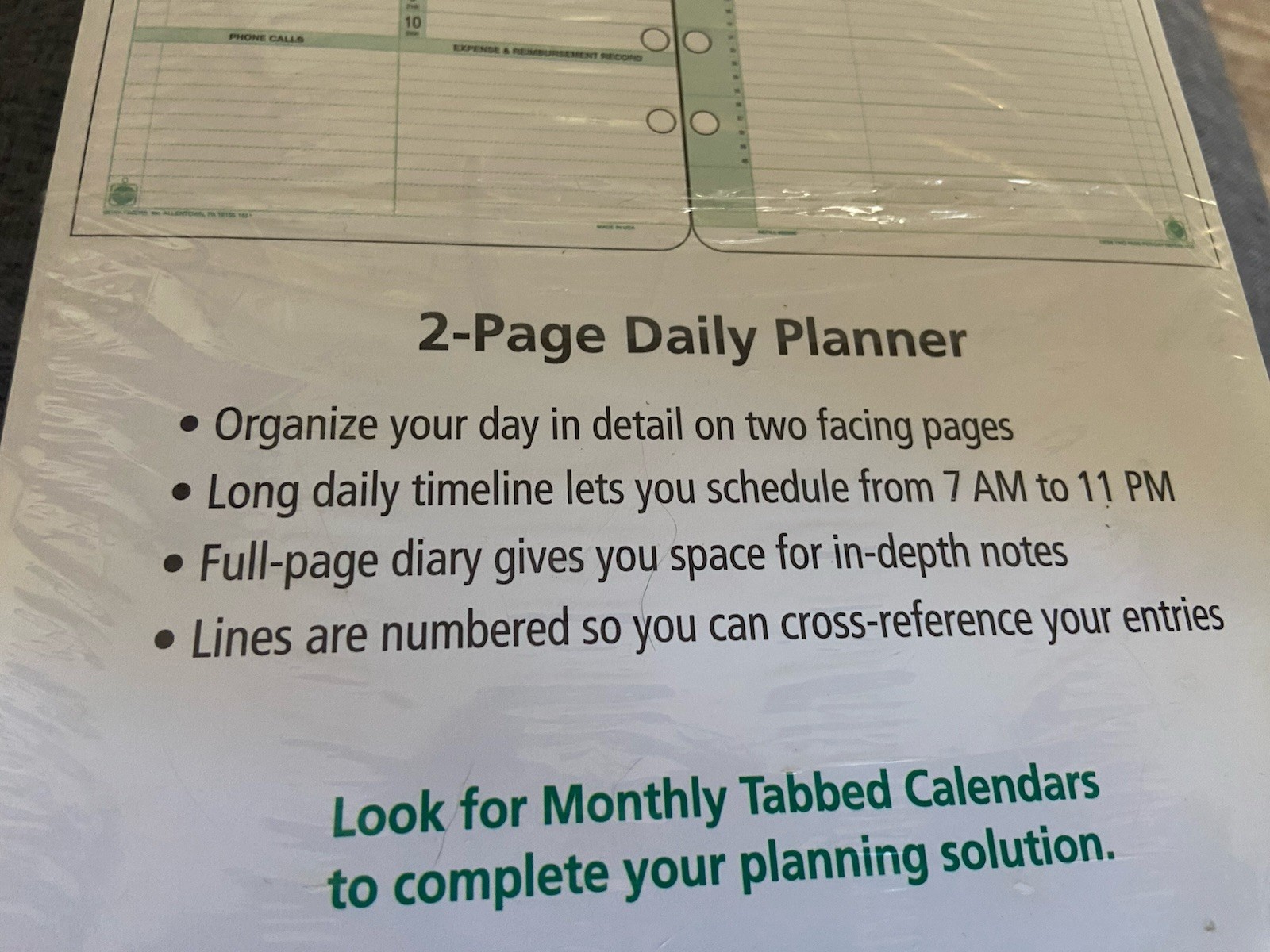 NEW 2008 Day-Timer 2-Page Daily Planner Refill Pages Fit 3 & 7 Ring 5 1/2×8 1/2