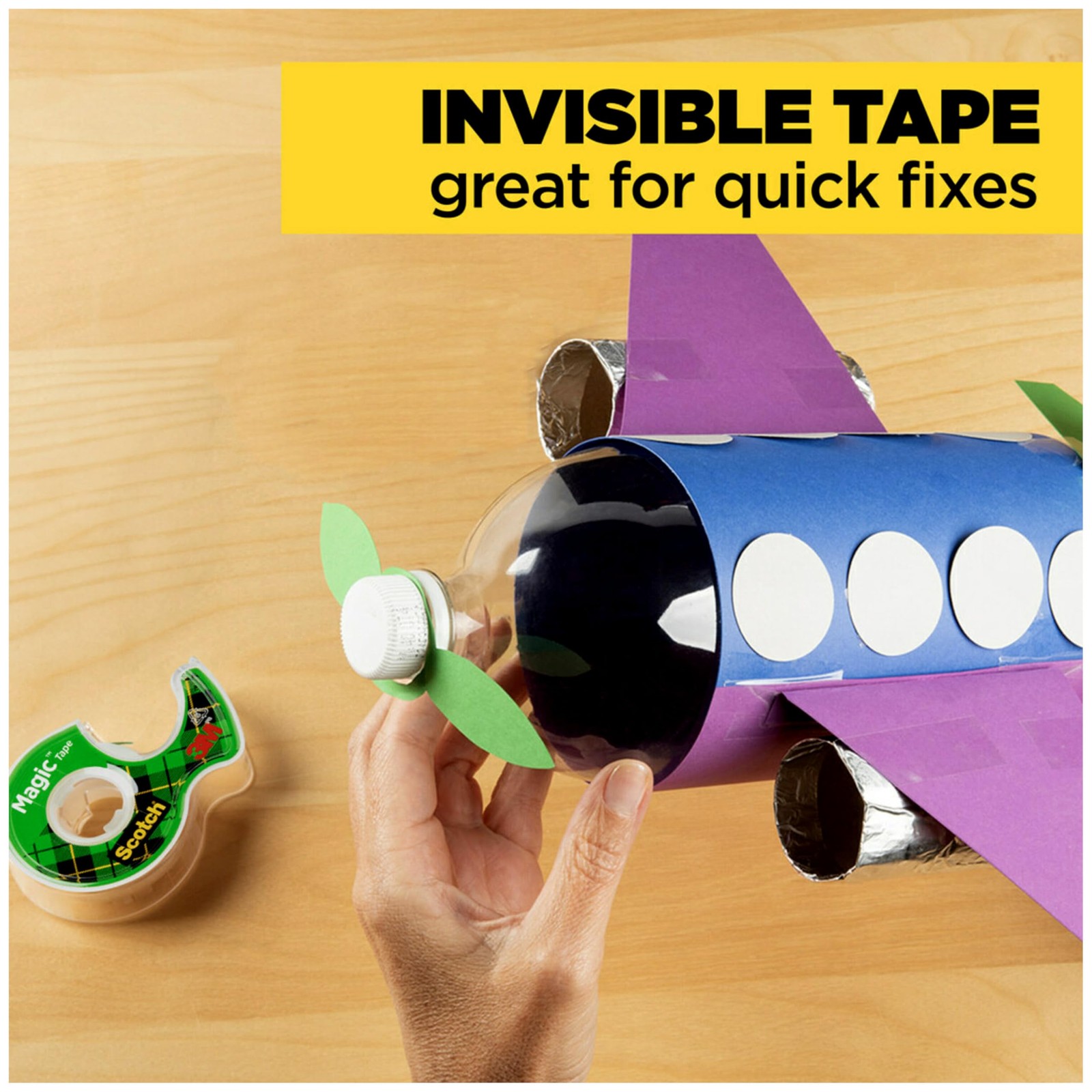 Scotch Magic Tape Clear Invisible Adhesive Tape 1000 Inches Permanent Mending