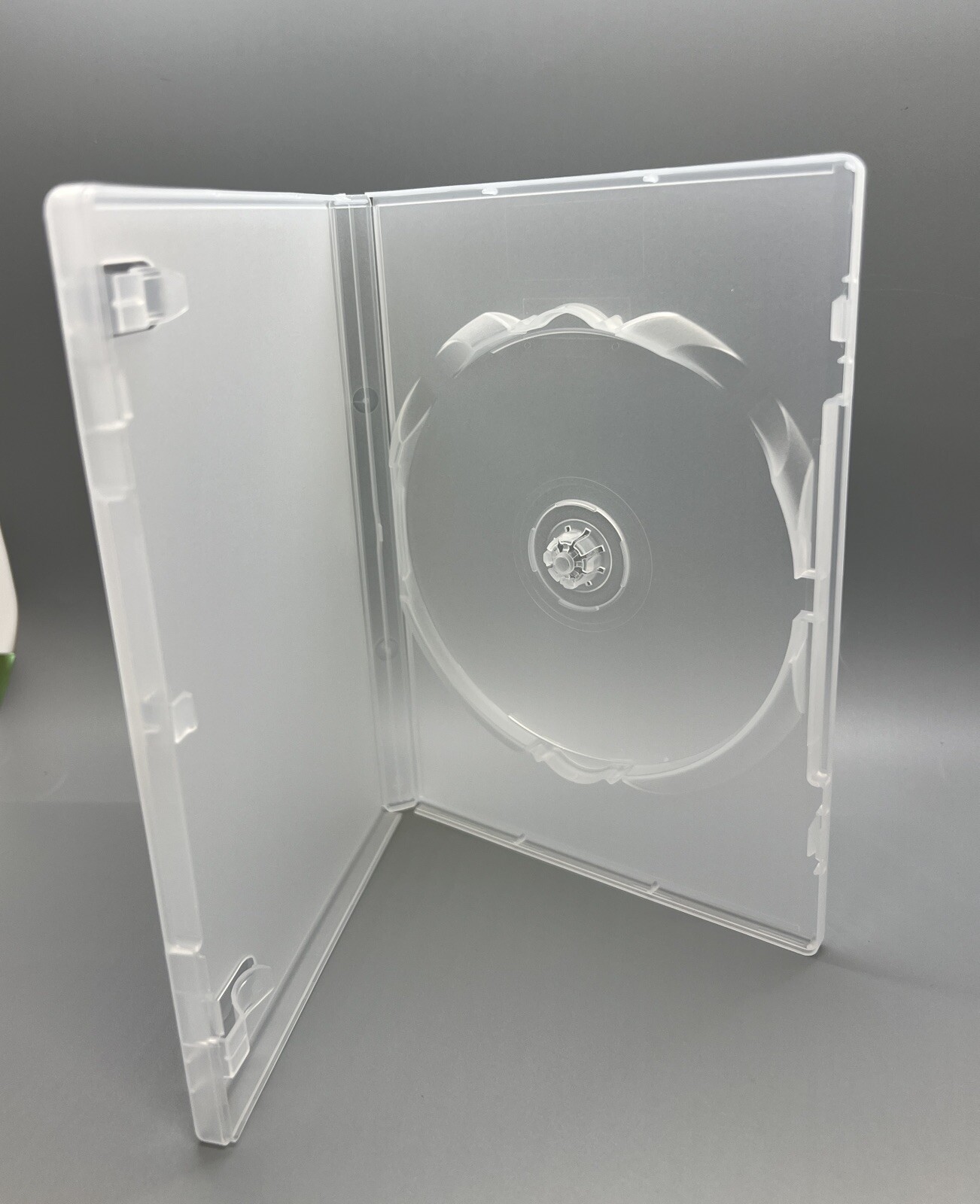SALE! 10 NEW 14MM SINGLE DVD CASES WITH SLEEVE, FROSTY CLEAR, 1095L, MADE IN USA
