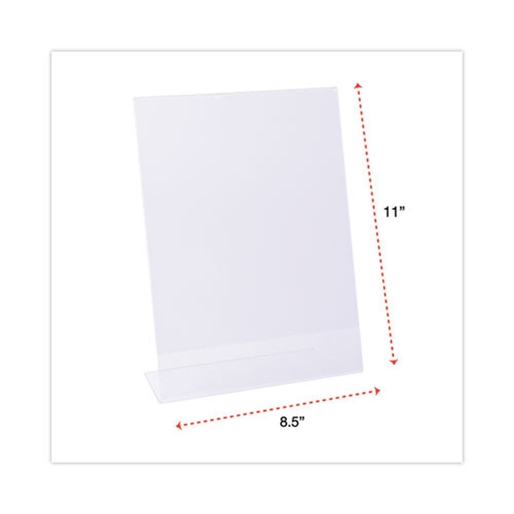 Universal 76852 L-Style 8-1/2 in. x 11 in. Freestanding Frame – CLR (3/Pack) New