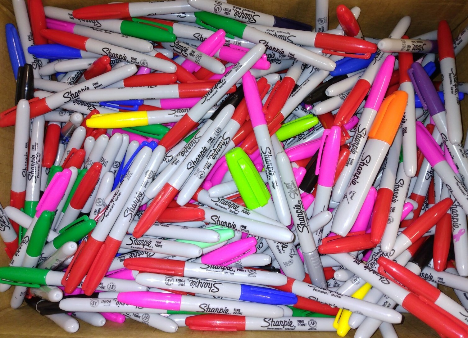 30ct Sharpie Marker Lot: Factory Assembly Errors/ Overstock/ Random Ink Colors