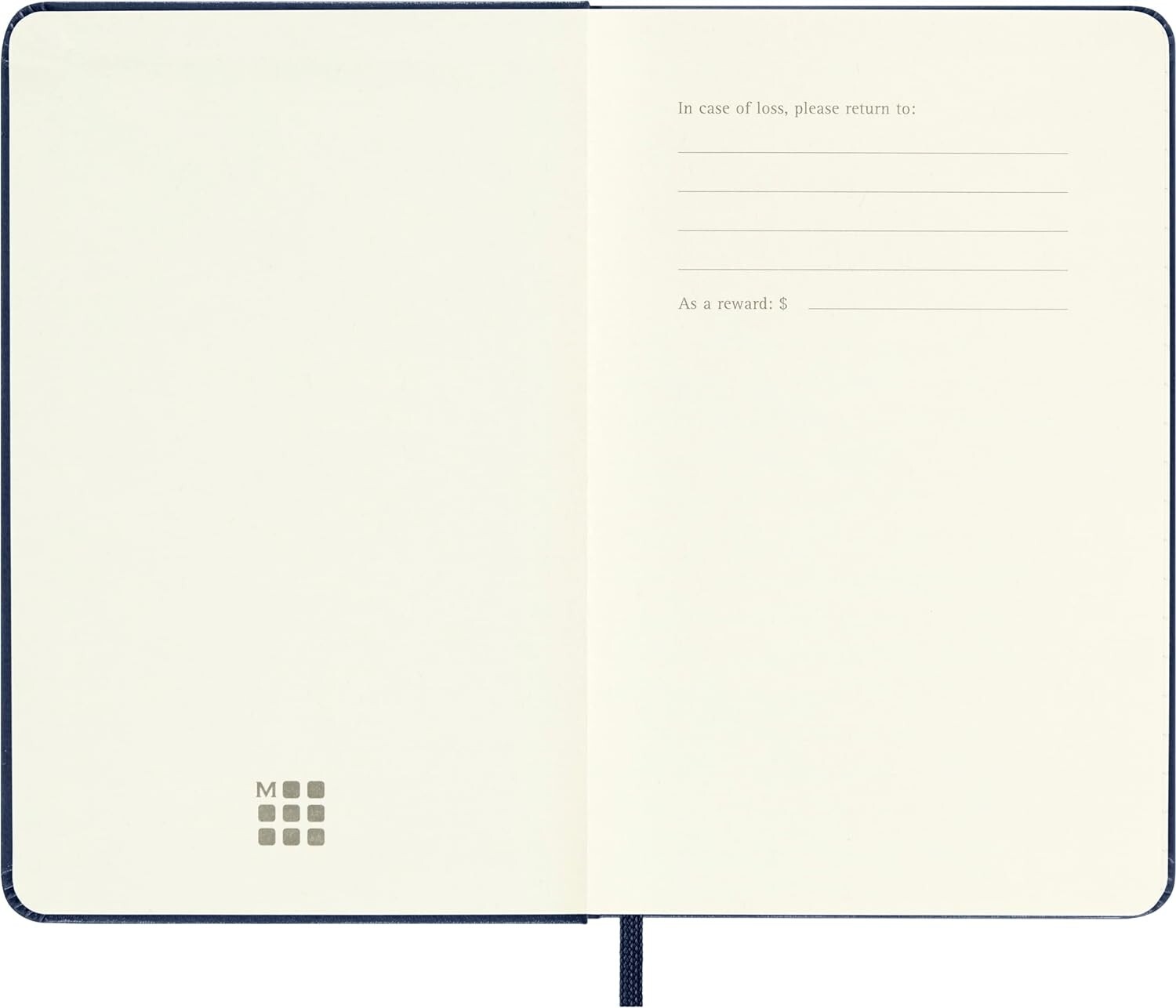 Moleskine Classic Ruled Pocket Notebook, Hard Cover, Sapphire Blue, 3.5 x 5.5 in