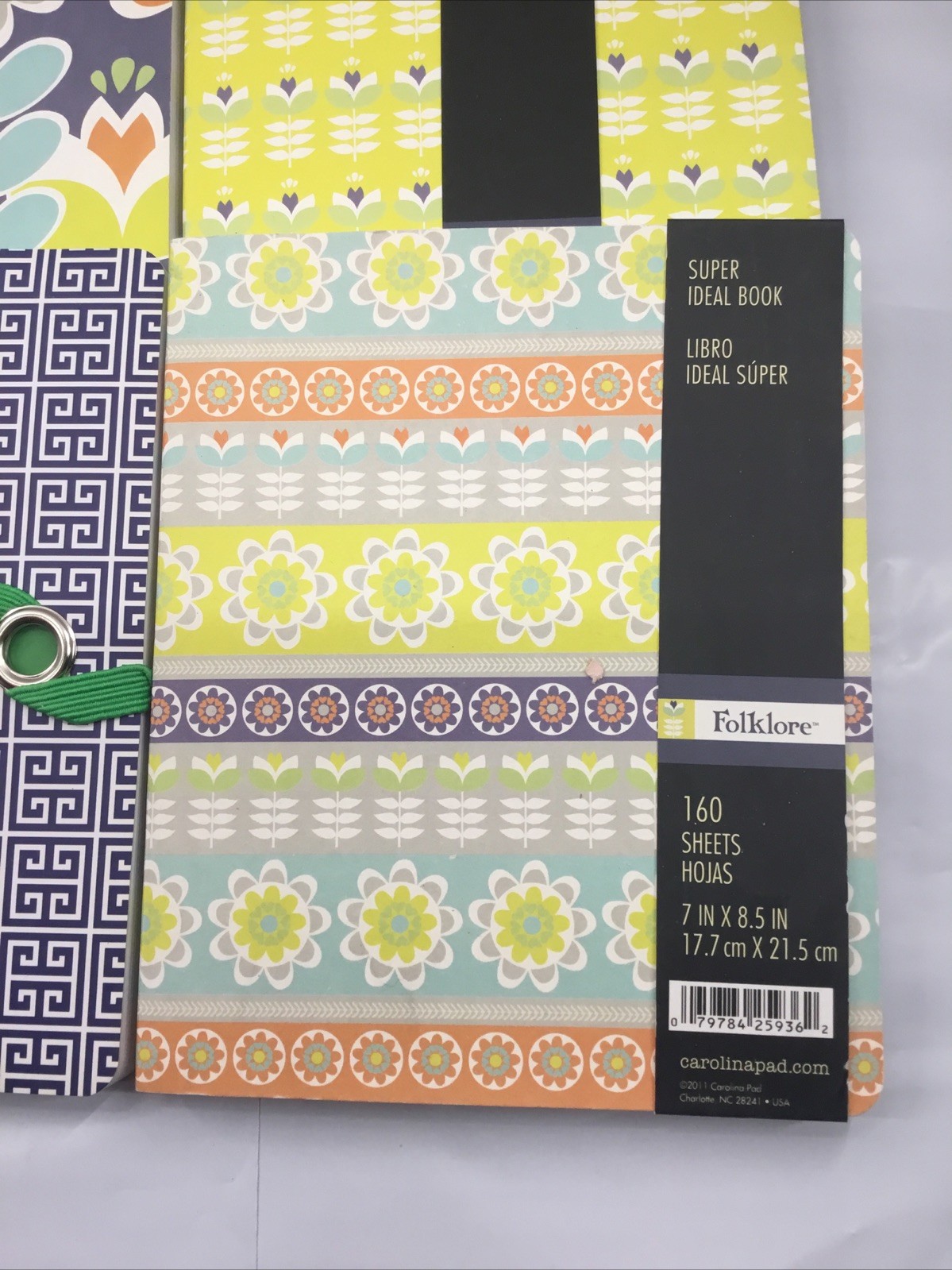 Lot 5 Fancy Notebooks Journals Diary Idea Book 160 Pages NOS