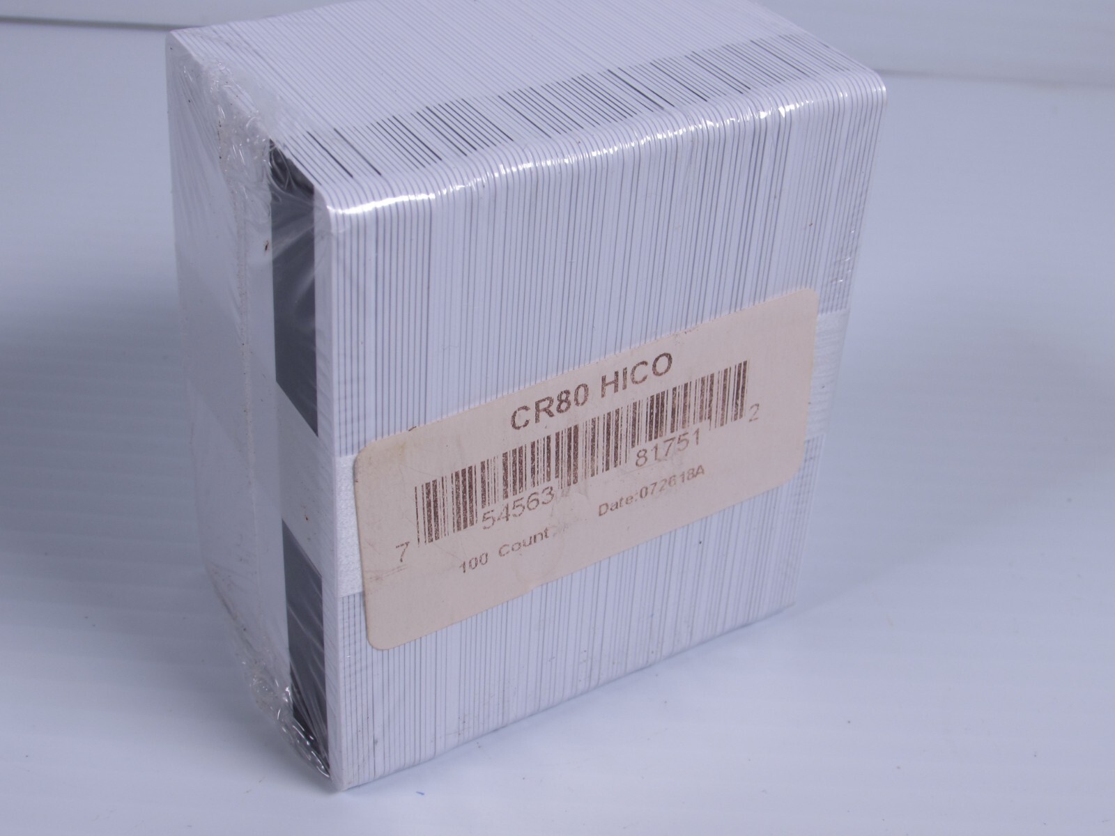 100 HID CR80 HICO UltraCard Premium CR-79 CR-80 PVC Security ID Cards (QTY 100)
