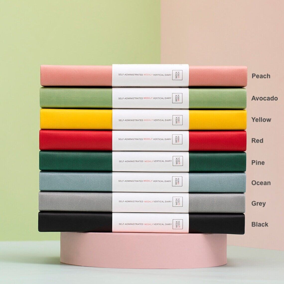 PaperIdeas 18 Month Vertical Weekly Planner Hardcover 240 Acid Free Pages