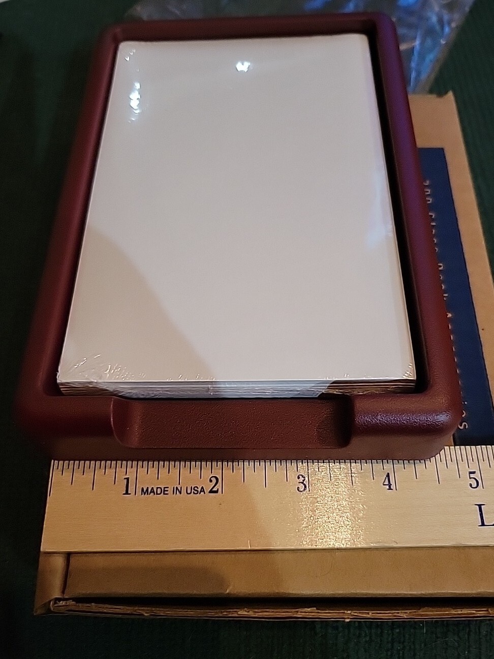 Tenex 4″ x 6″ Burgundy 300 Class Memo Holder (Scratch Pad) 17085 Brand New