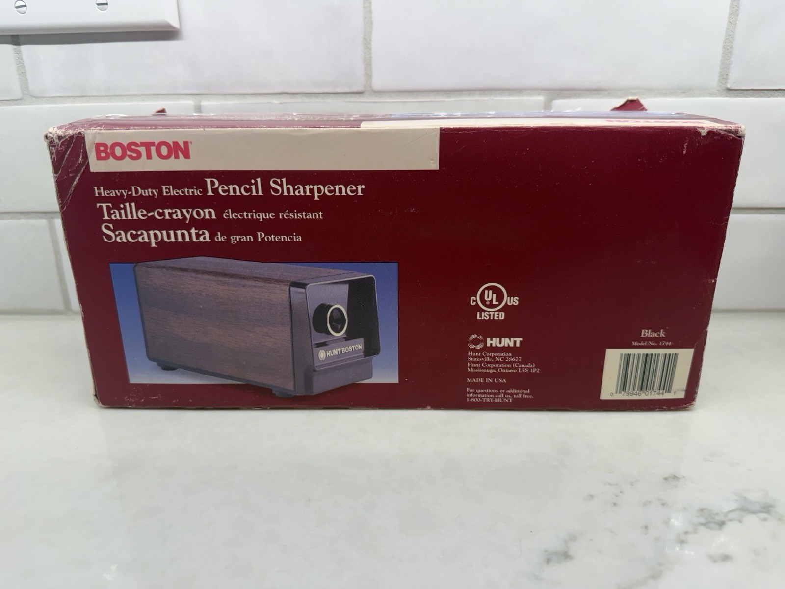 Boston Heavy Duty Electric Pencil Sharpener #1744 – new in box