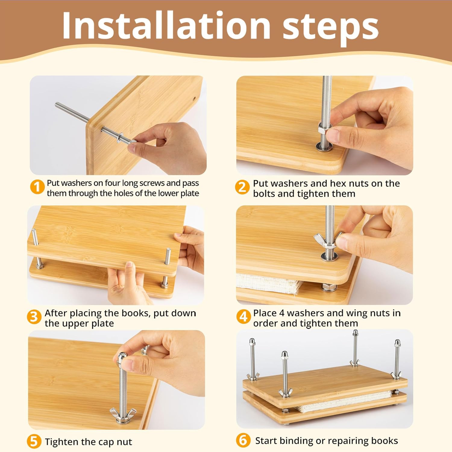 50 Pcs Book Binding Kits for Beginners – Complete DIY Kit with Tools & Instructi