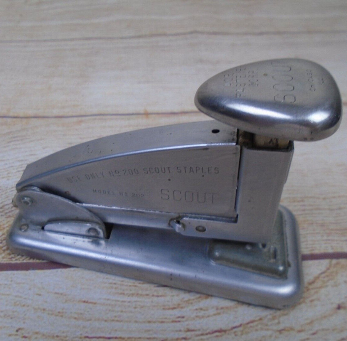 Vintage Ace Scout Staple Machine Model 202 Office Stapler Made in USA