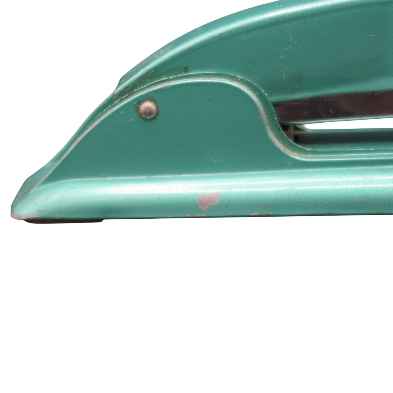 Vintage Swingline #27 Stapler Teal Green USA Art Deco Retro MCM Desk Office