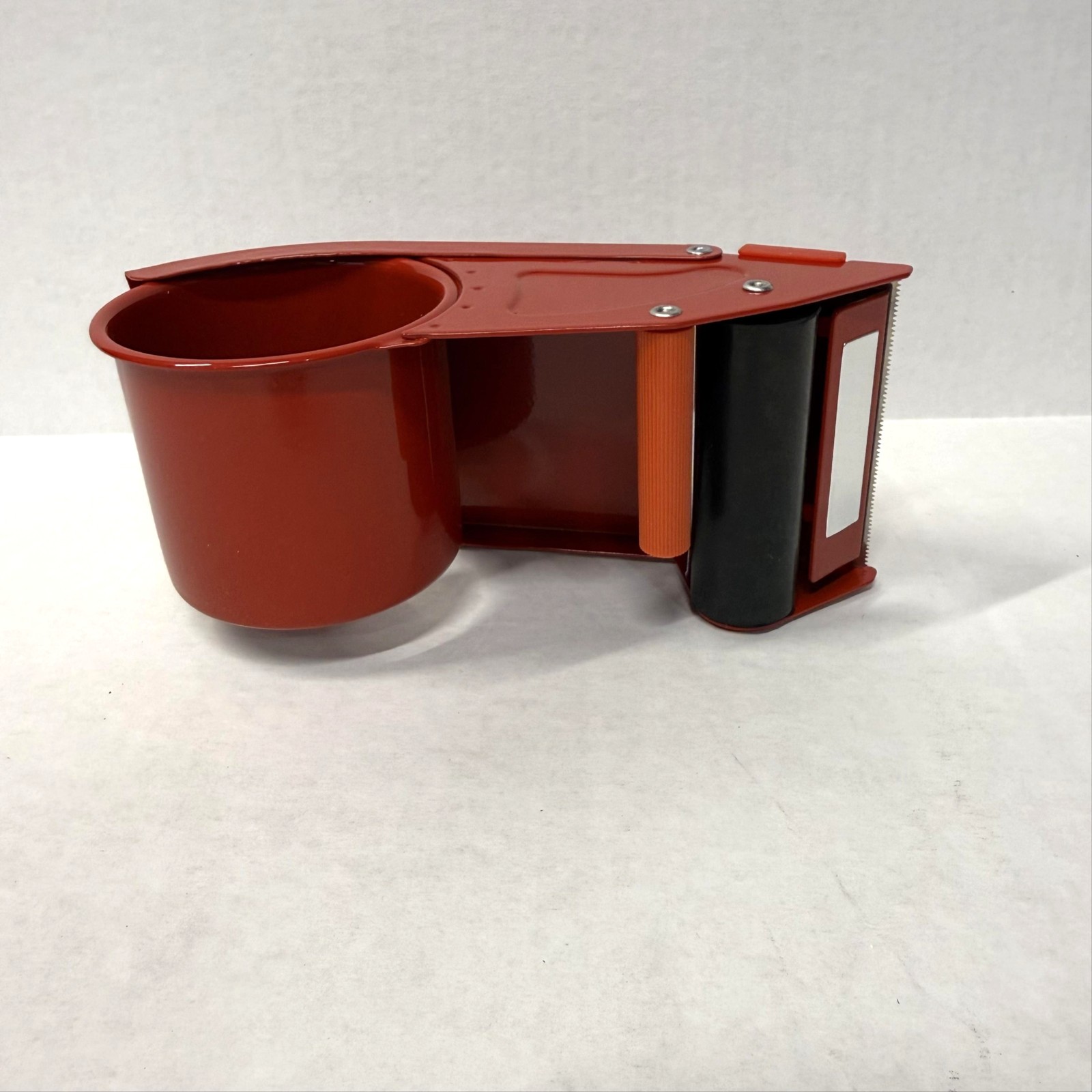 Uline H-1162 Red Metal Packing Tape Dispenser Shipping Box Sealing Handheld Tool