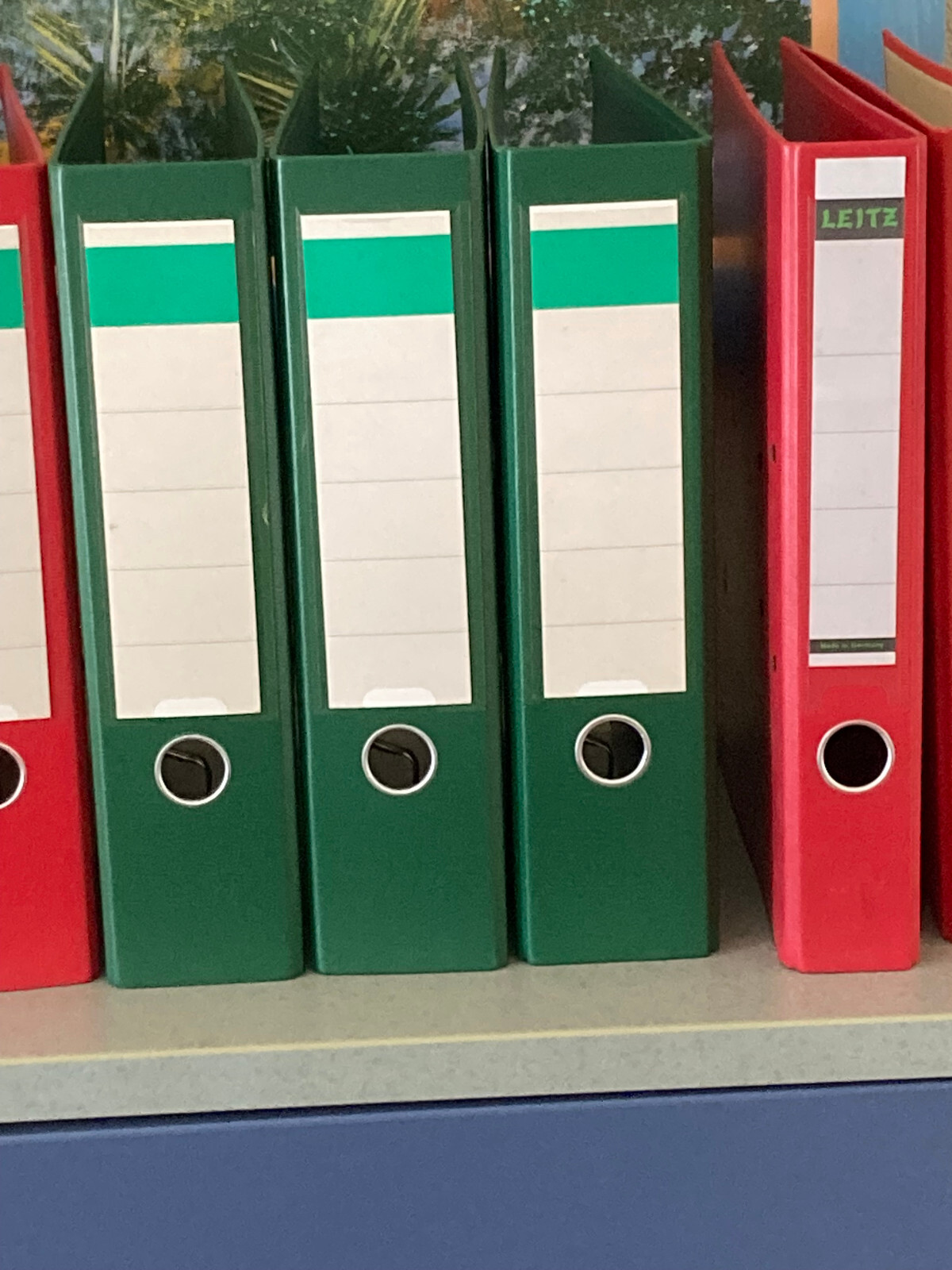 Leitz Binder 50mm A4 Spine 180 Degree Plastic Lever Arch File – red