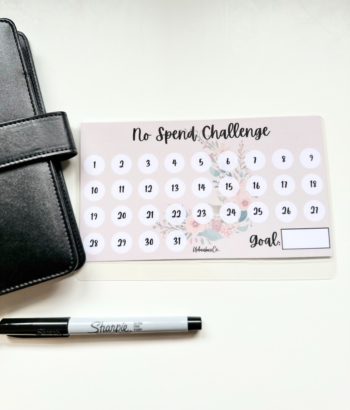 No Spend Savings Challenge Laminated Cash Envelope Budget Tracking You Pick