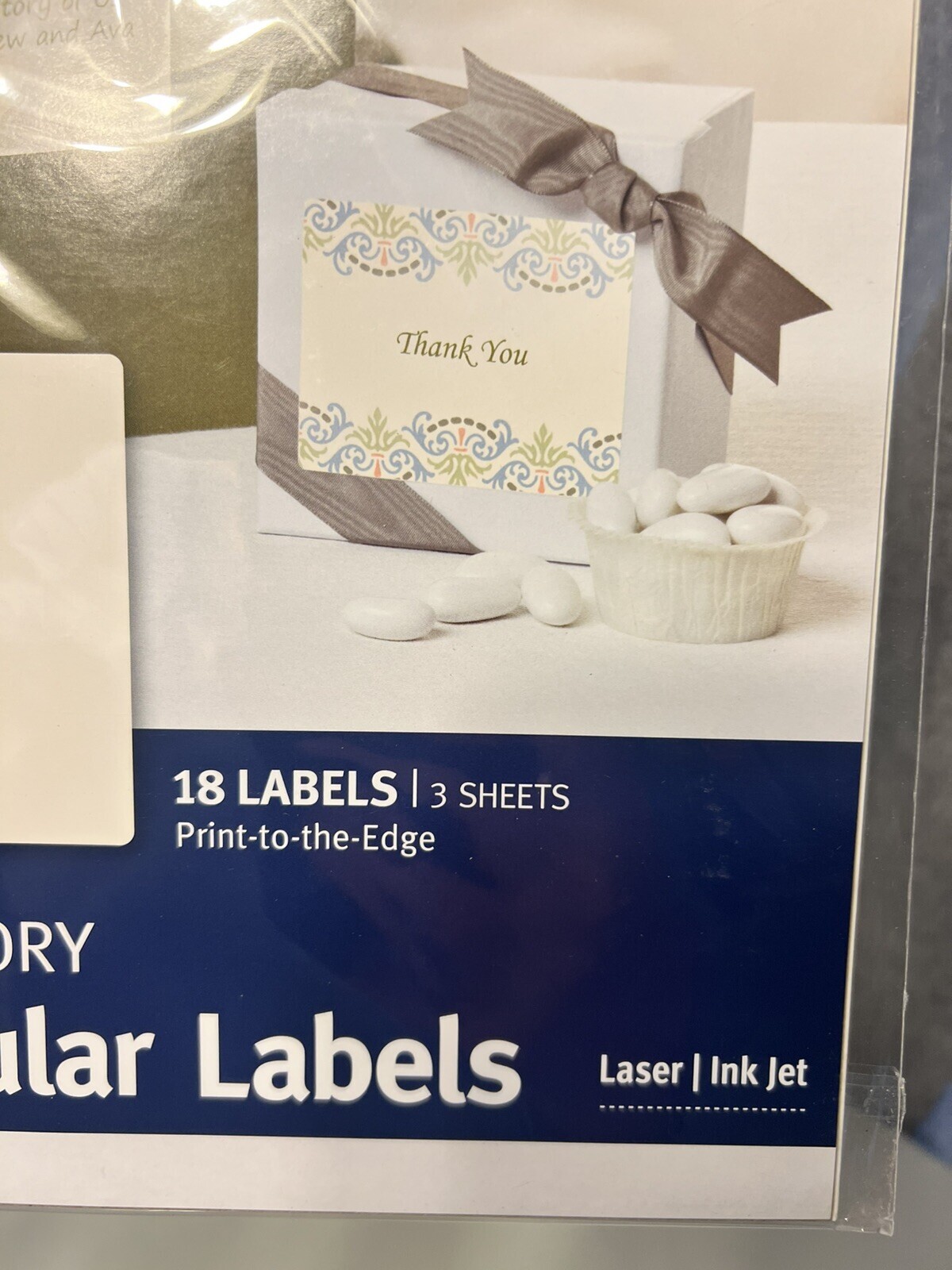 13 Packs Avery 22928 Pearlized Ivory Rectangular Labels 3″x 3¾” 702 Labels