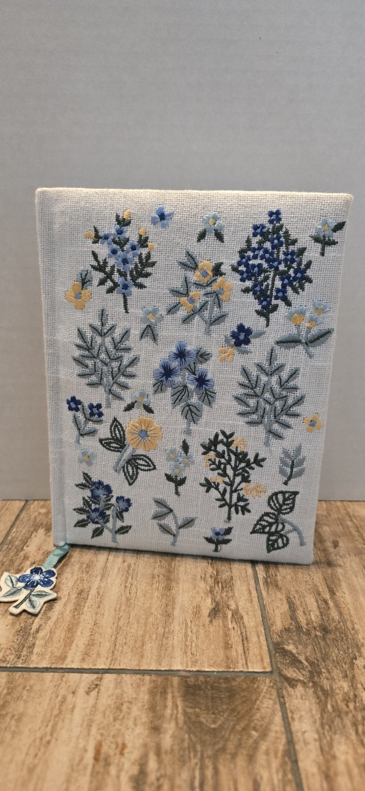 Shalia Anant Embroidered Fabric Covered Book Journal