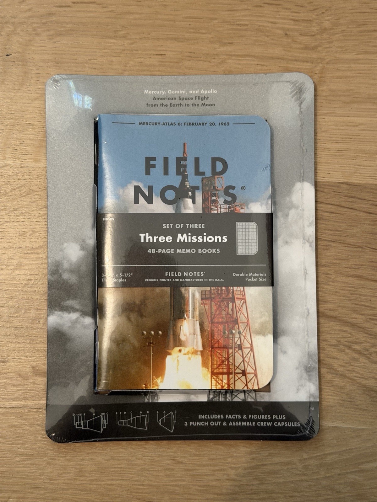 Field Notes Three Missions Limited Edition 3-Pack (FNC-39) BRAND NEW SEALED