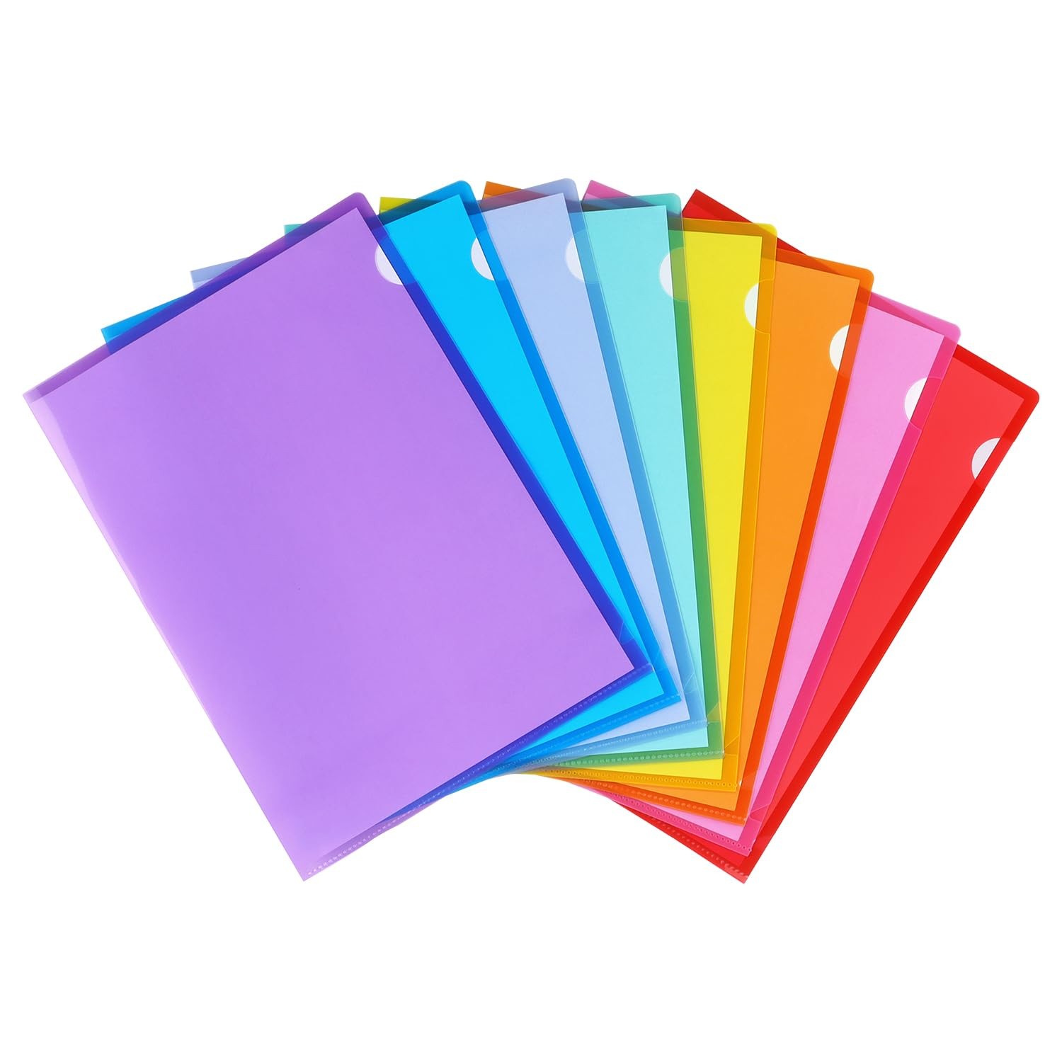 Tamaki 16 Pack Clear Plastic Folders Sleeves, Plastic Sleeves for Documents T…