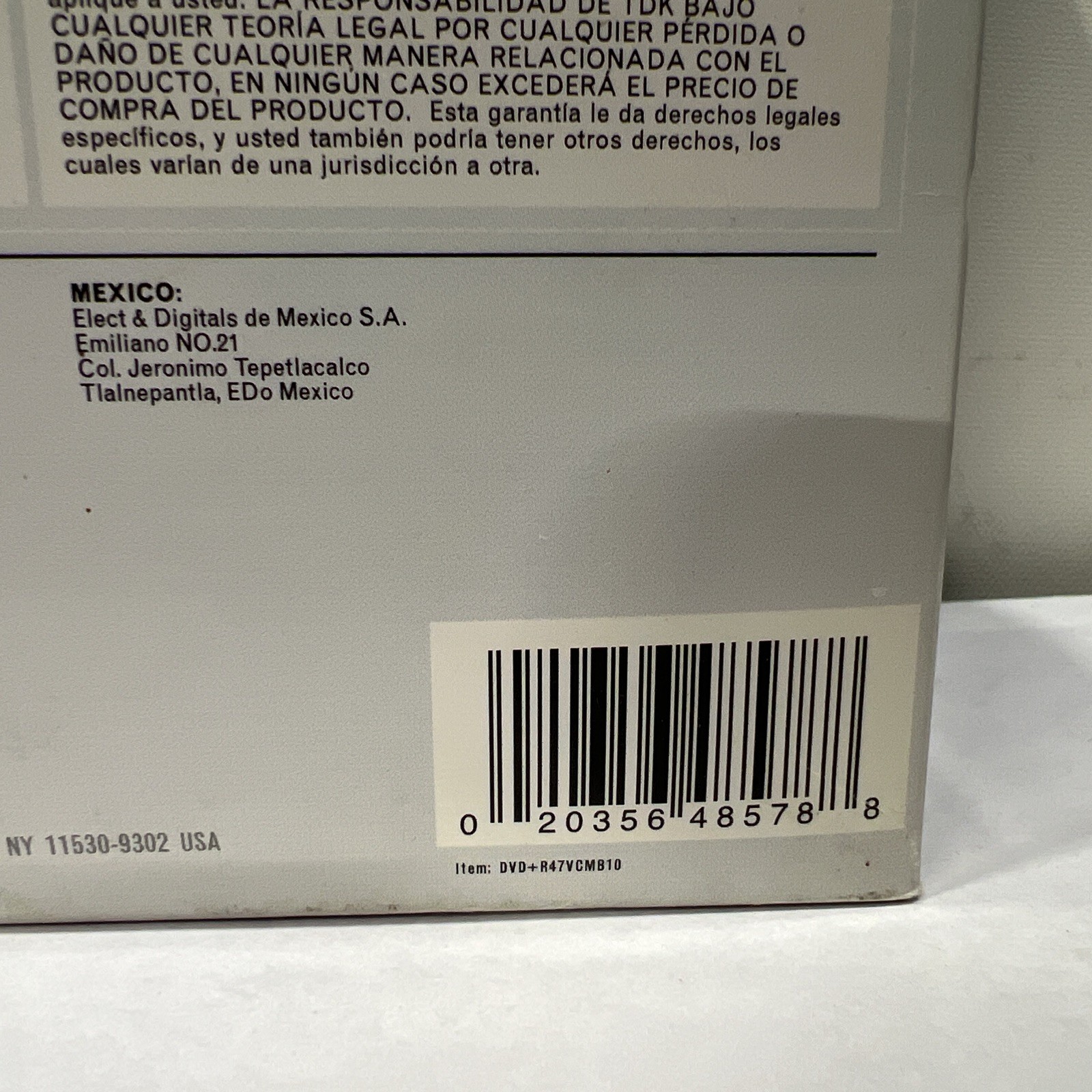 BRAND NEW–10 PACK TDK DVD-R Recordable Blank Discs *Up to 6 HRS Each*