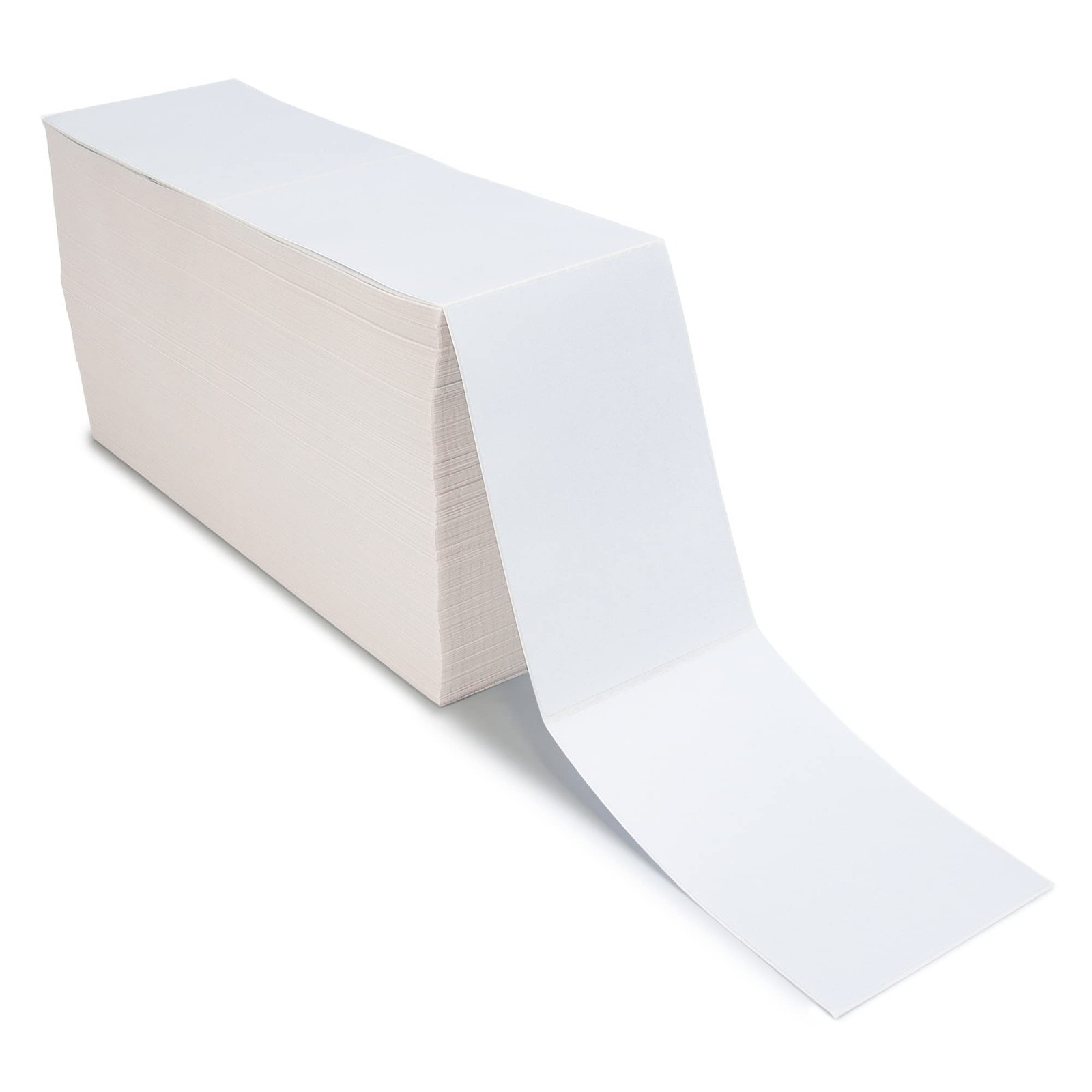 2500 Fanfold 4×6 Thermal Shipping Labels – Direct Thermal, Perforated, Strong Ad