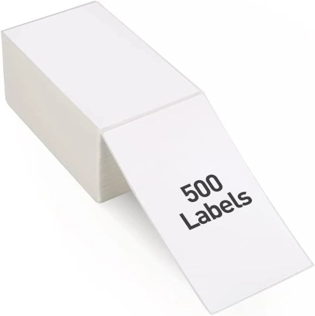 Folded Thermal Paper labels 4 x 6 Inch 500 1000 2000 free shipping