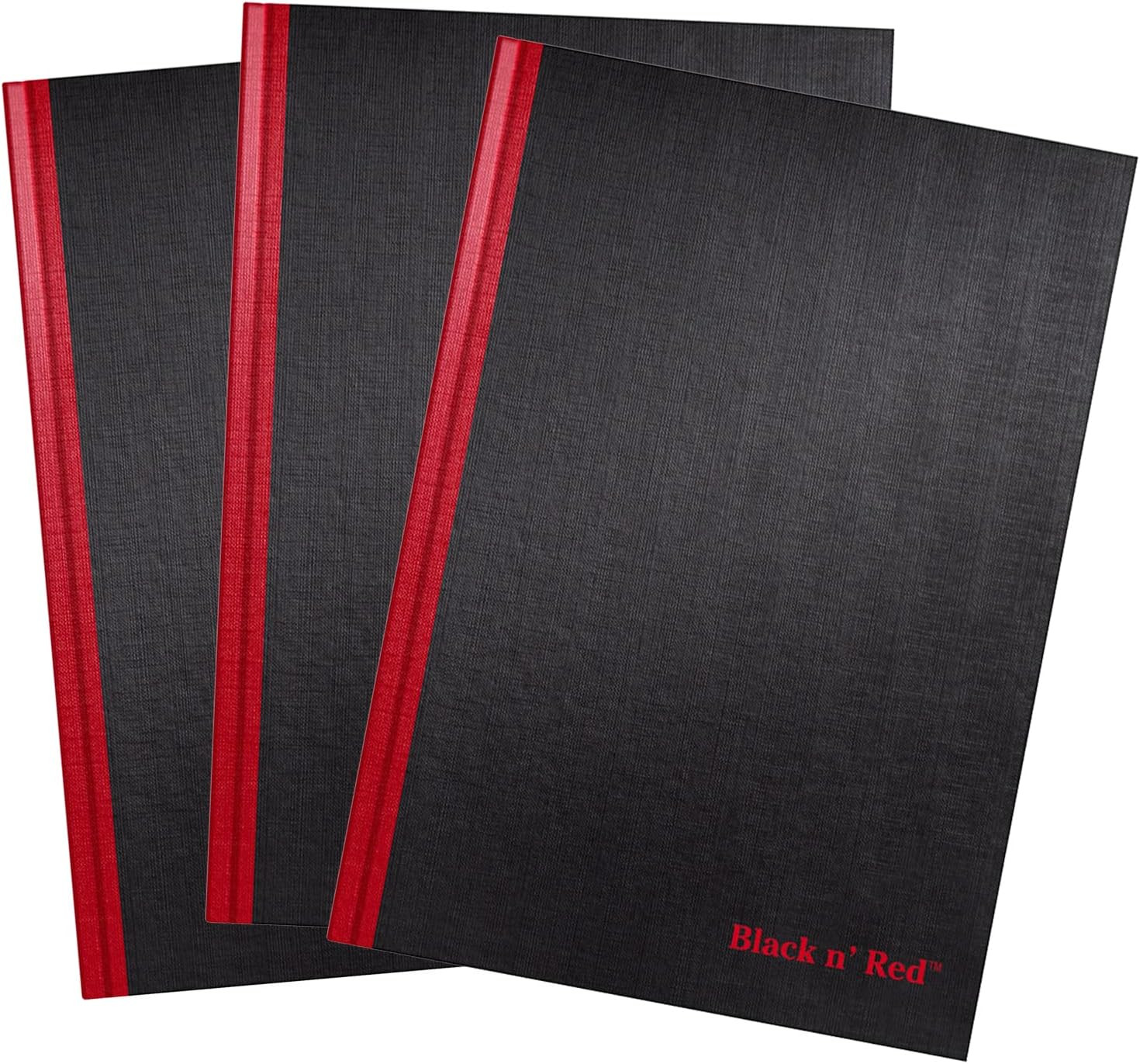 Notebooks, Business Journals, 3 Pack, 11-3/4″ X 8-1/4″, 96 Sheets, Ruled, Optik