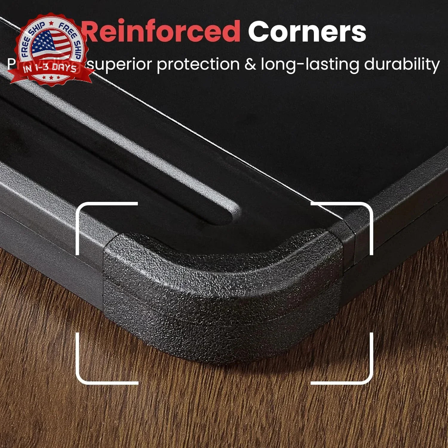 Sooez Reinforced Clipboard with Storage, Inner Plastic Folder Attached, Heavy Du