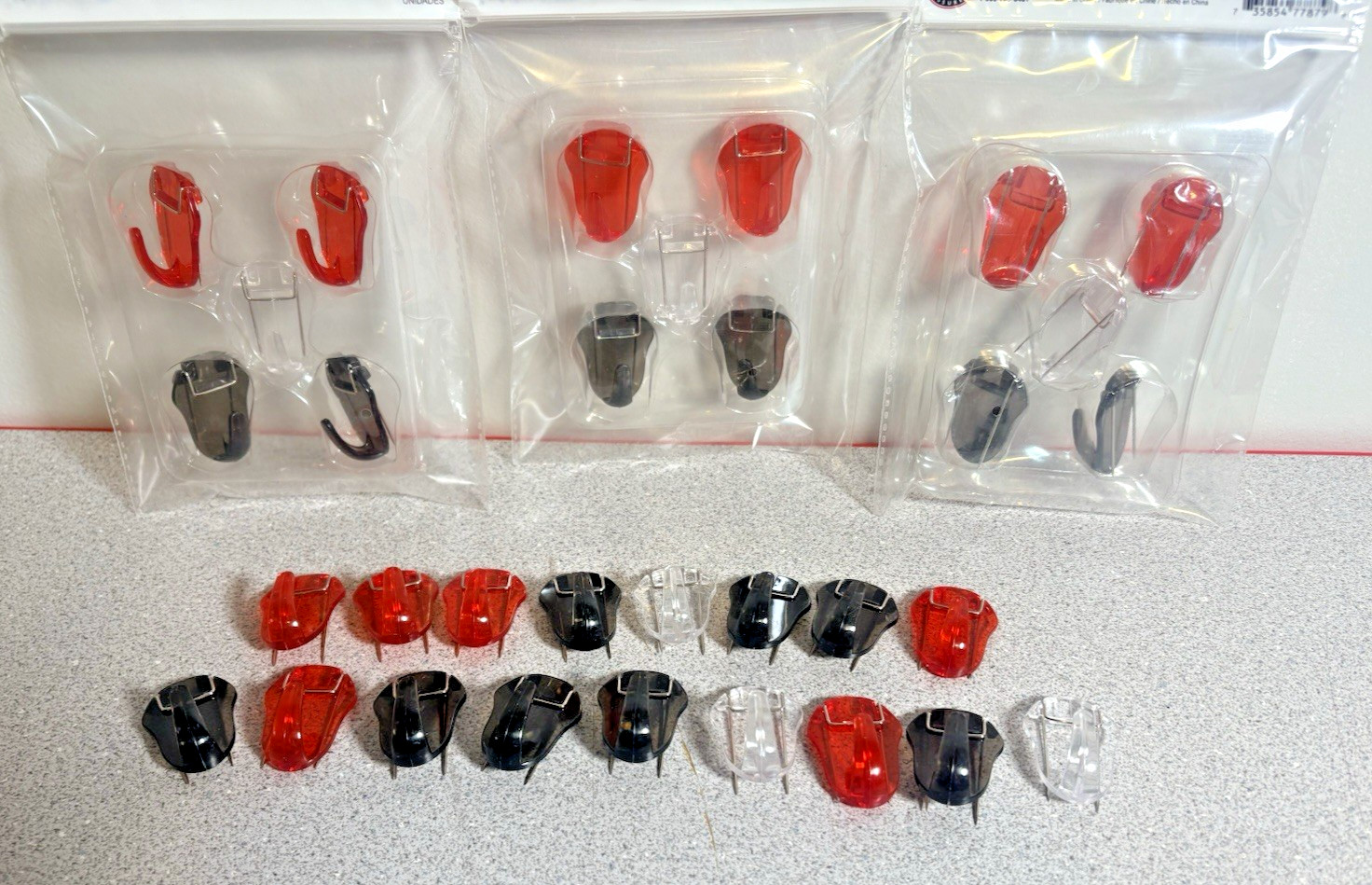32 Office Depot Brand Cubicle Hooks for Fabric Wall Panel Picture Hangers (C-13)