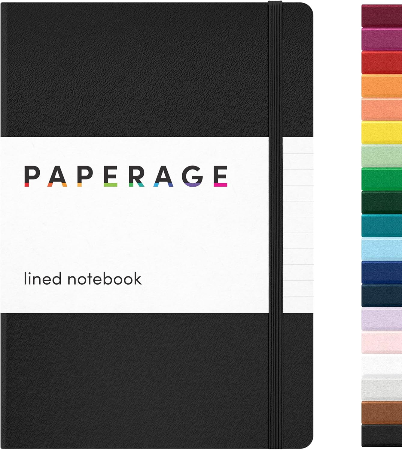Lined Journal Notebook, Hardcover Journal for Women & Men, 160 Pages, (5.6 in X