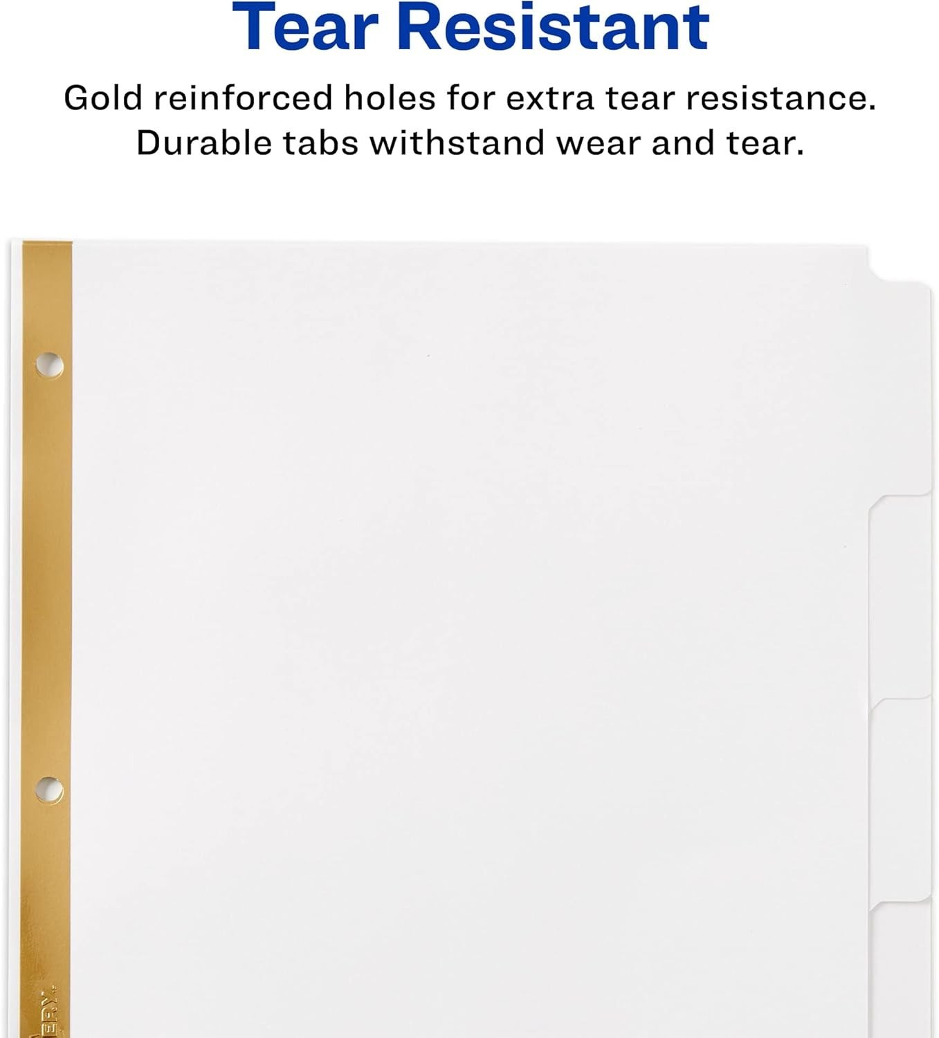 Avery 23075 Big Tab Write Erase Dividers 5 Tab 48 Sets White