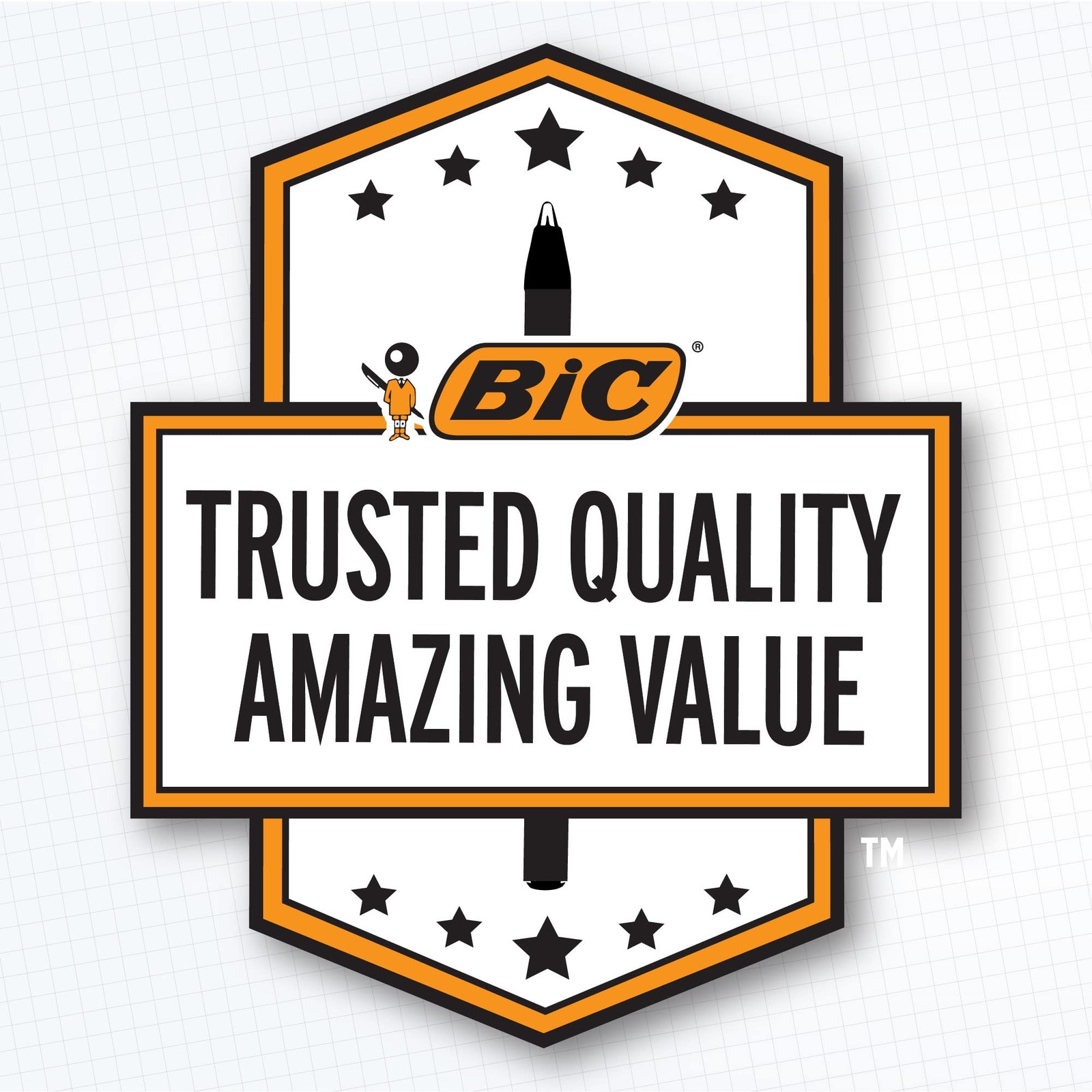 BIC Cristal Xtra Bold Ballpoint 24 Count (Pack of 1), Vivid Assorted Ink