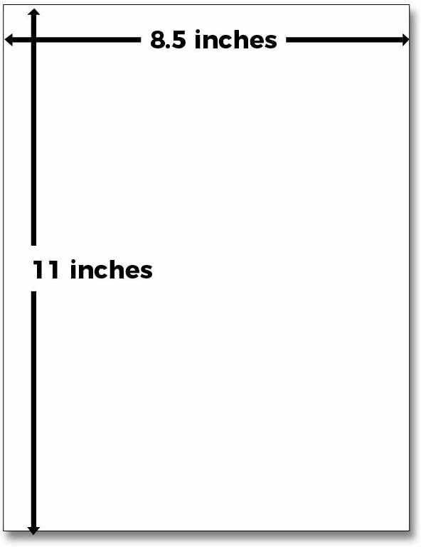 Blue Bright Color Cardstock, 65lb Cover (176GSM), 8.5 x 11, 100 Sheets