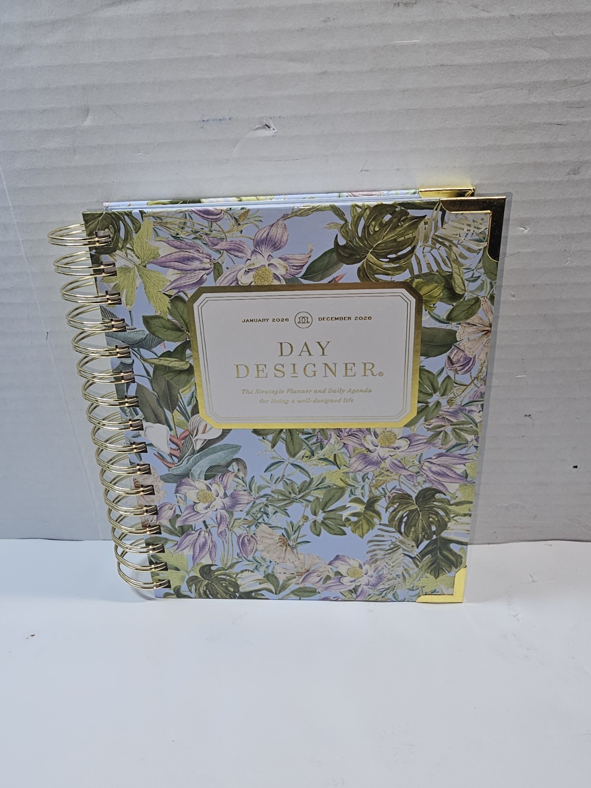 Day Designer Blue Sky 2026 Calendar Planner Daily New Year Fashion Palmetto