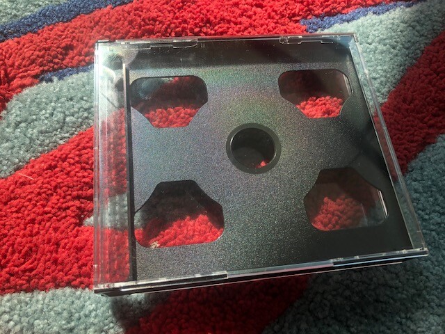1 NEW 24MM CHUBBY 2 DOUBLE CD CASES & 2 CLEAR TRAYS SF19CASE USA/KC02PK CDA/2
