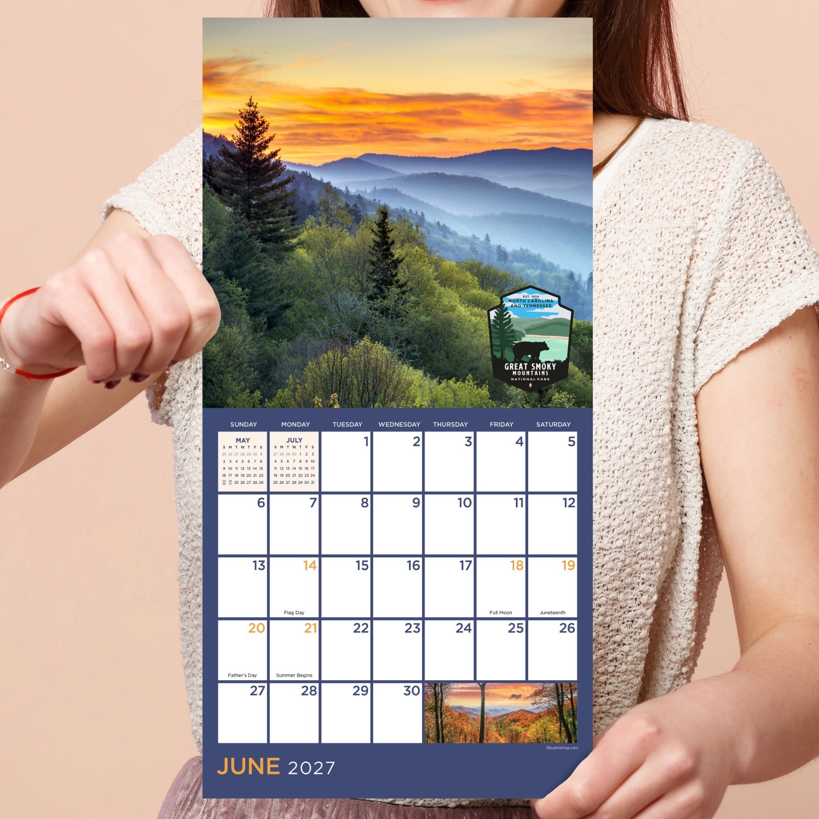 2027 National Parks Mini Calendar