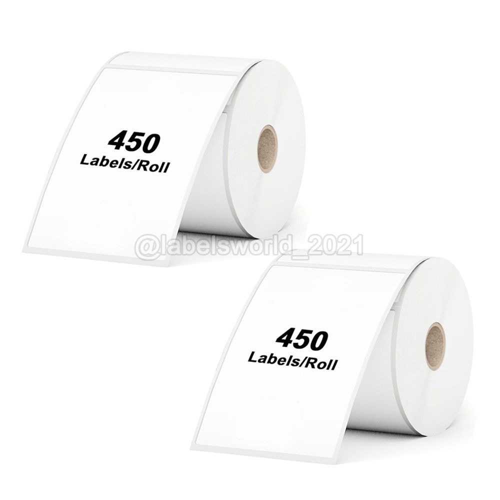 2-20 Rolls 4″ x 6″ Direct Thermal Shipping Labels 450 per Roll For Zebra Printer