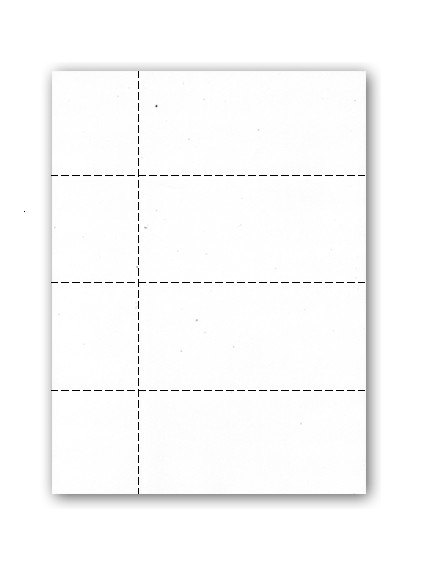 300 Personal Wallet Size Blank Check Stock / Deposit Slips