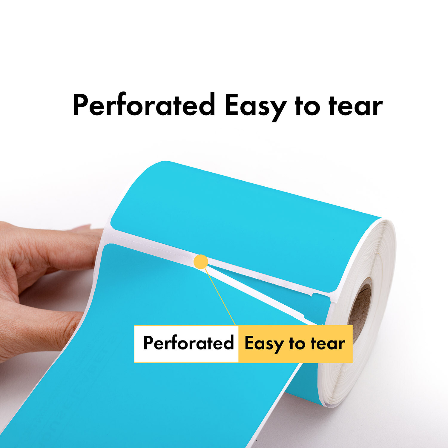 3″x2″ Direct Thermal BLUE Labels Mobile, 0.75″ Core 210 labels per 1 Roll