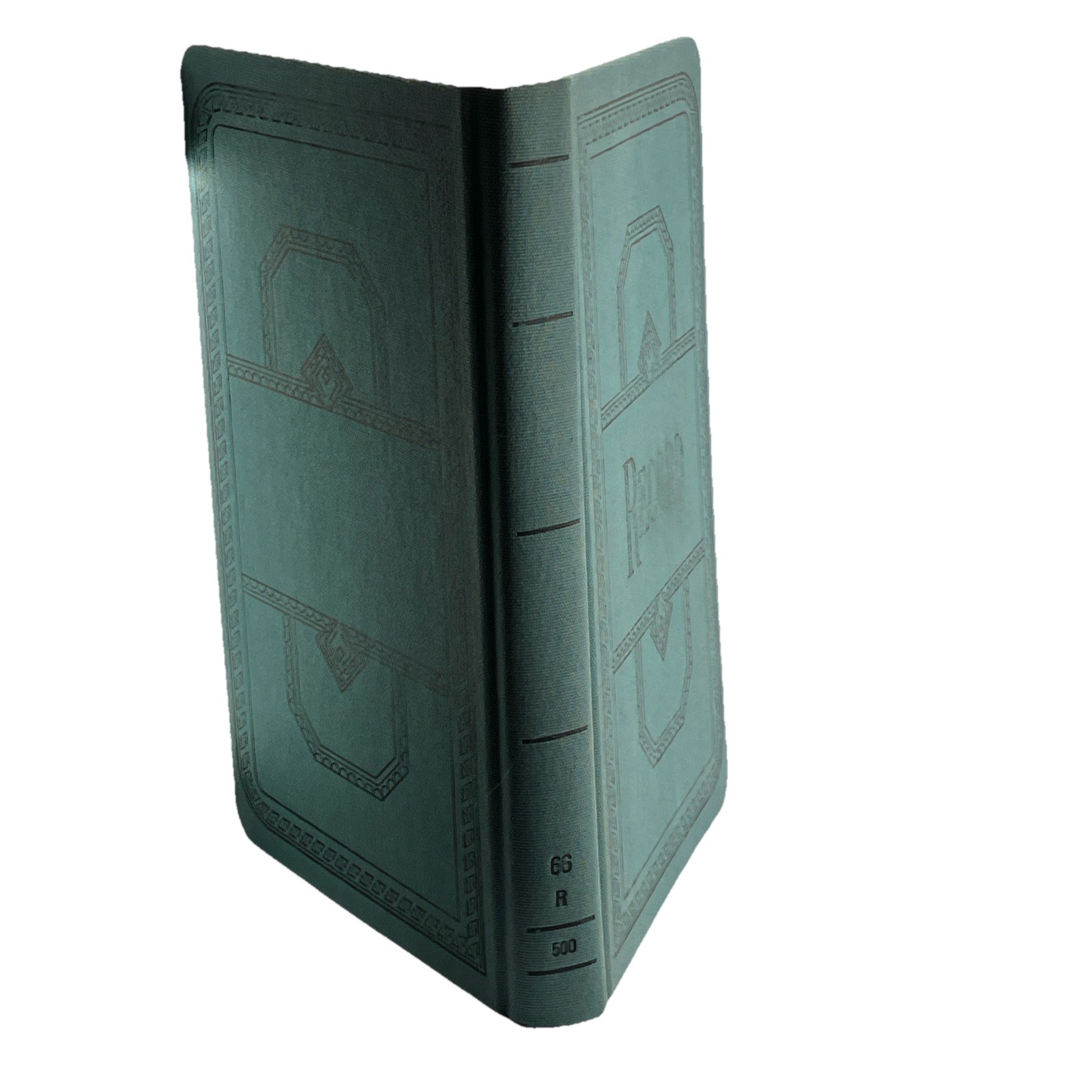 500 Page Journal Green Fabric Cover Boorum & Pease 66-500-R Record 12″ x 7″