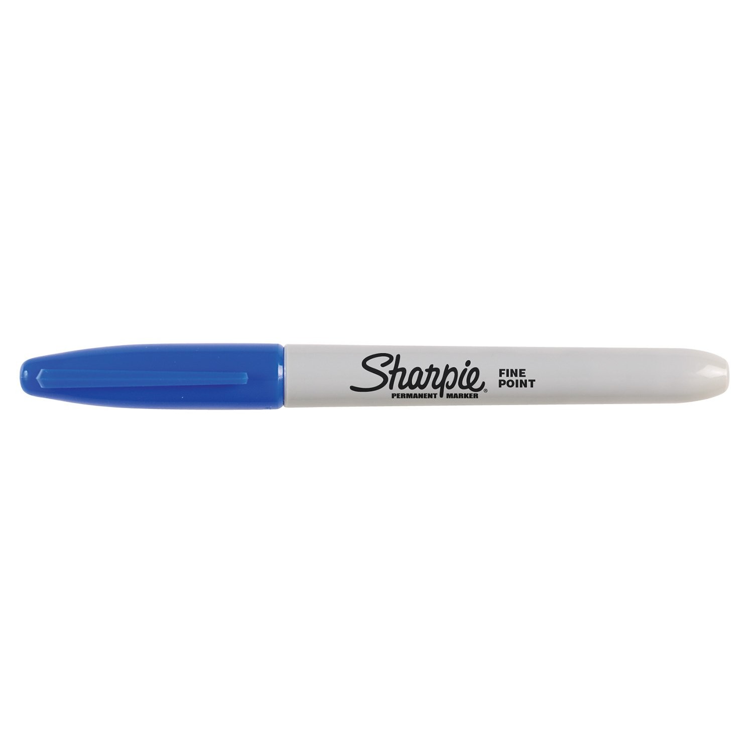 Permanent Markers Fine Point Black Blue Ink Marker Pens 2pcs Set