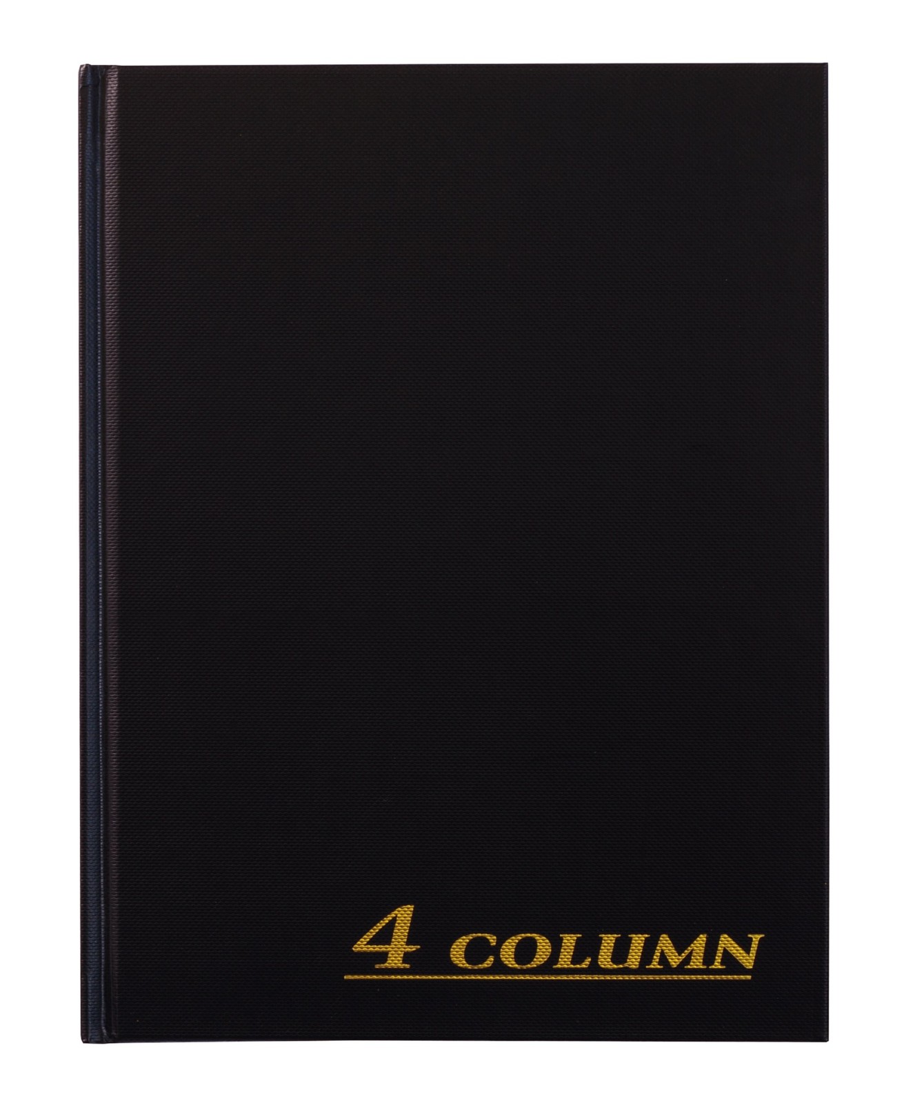 Adams Account Book, 4-Column, Black Cloth Size: 80 Pages Per