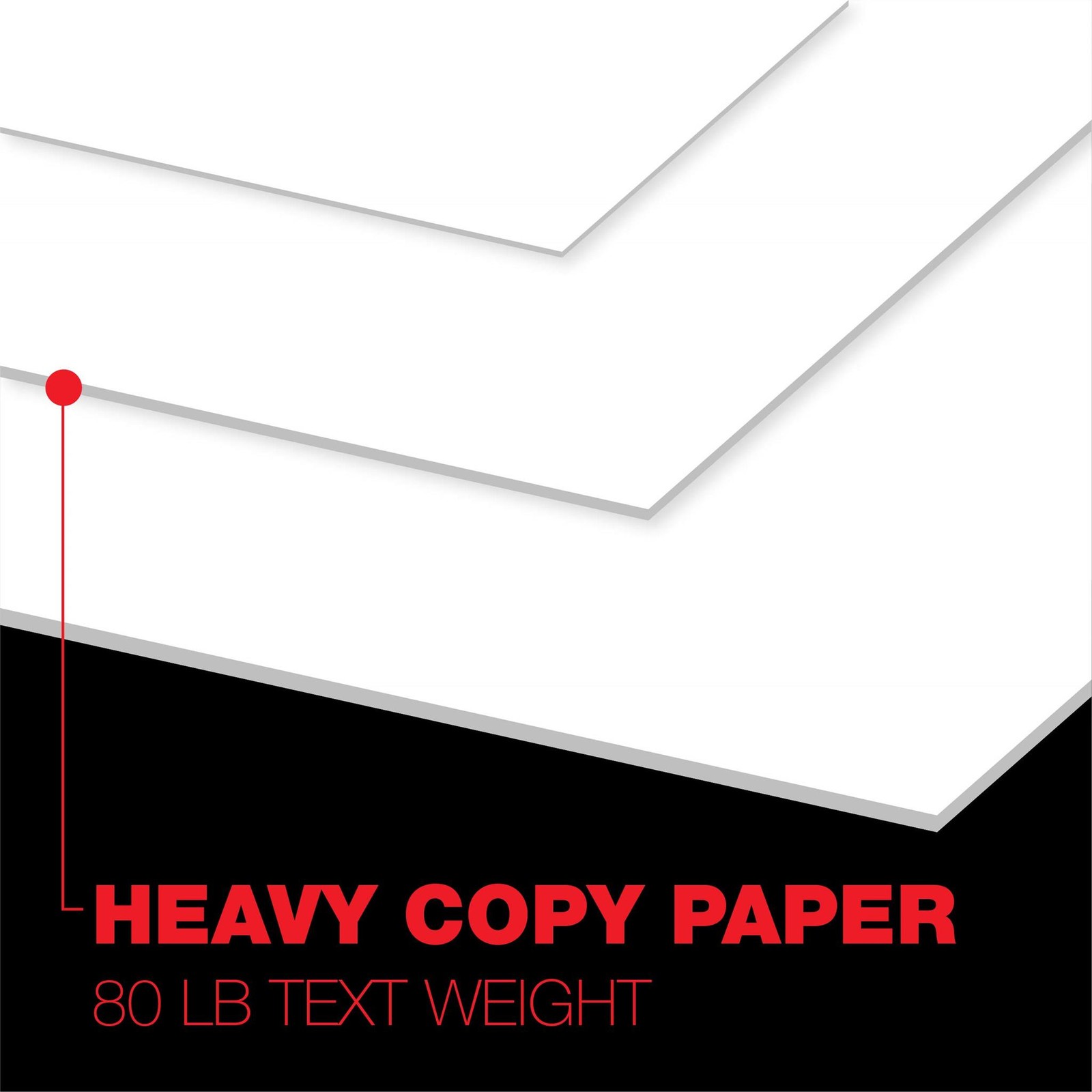 Accent Premium 97 Bright White 32lb Bond/80lb Text Copy Paper, 8.5 x 11 inches,