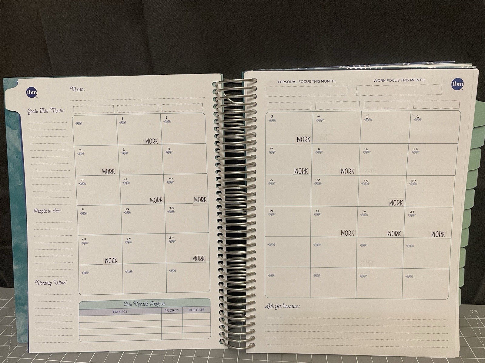 The Budget Mom Live Rich Planner Monthly Budget Calendar Personal Finance