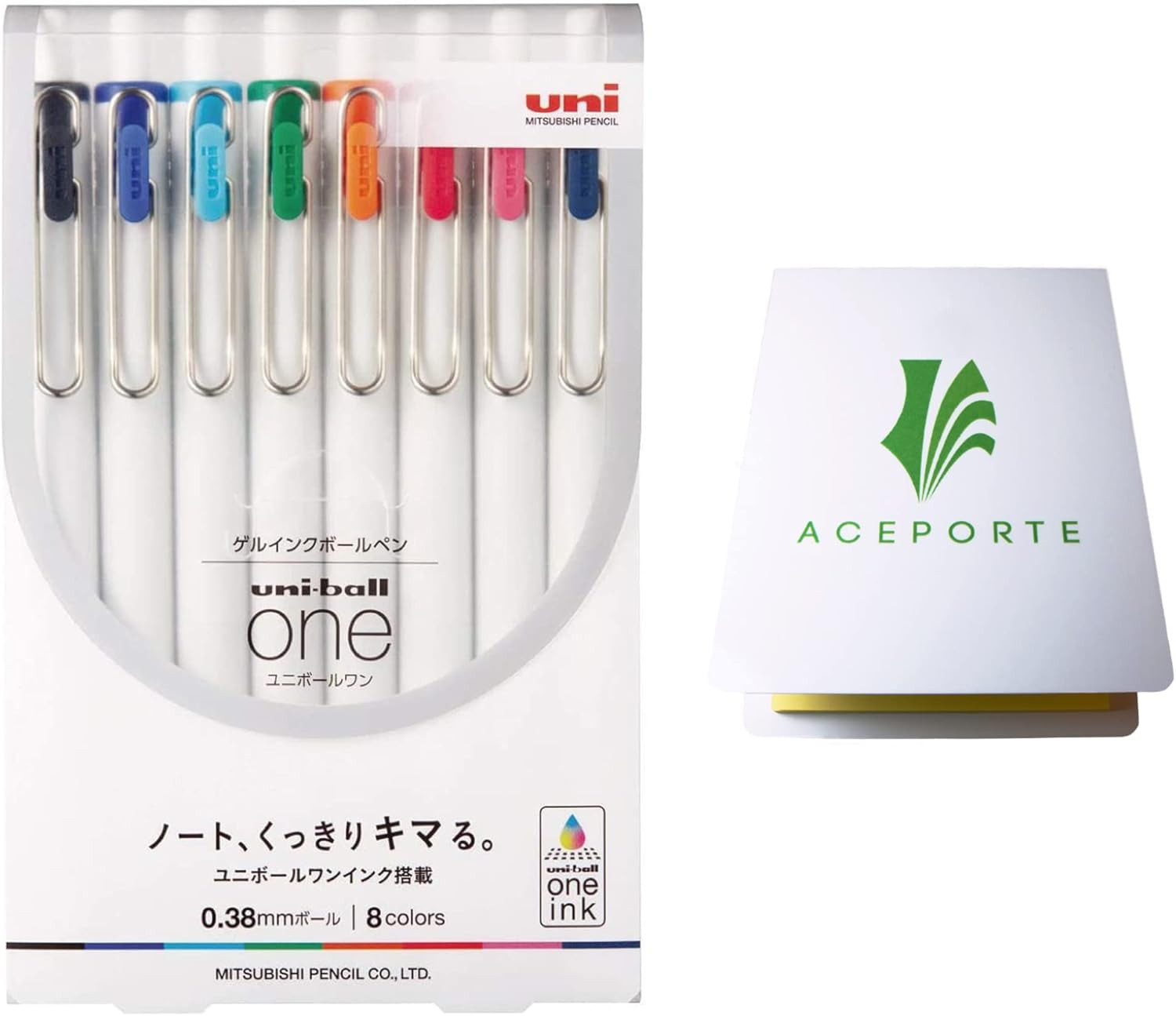 One 0.38Mm – Can Be Clearly Written Gel Pen, 8 Colors, Sticky Notes Value Set