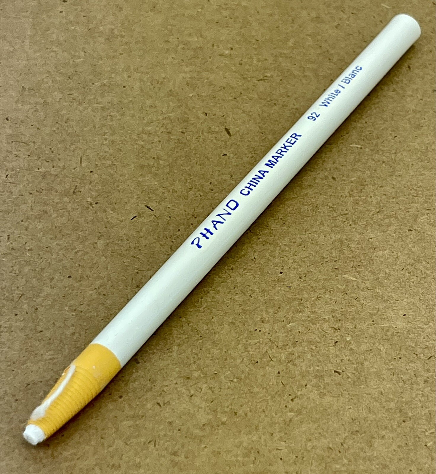 2 PACK – 24 TOTAL Dixon Phano China Marker White 92 00092 Peel Off Grease Pencil