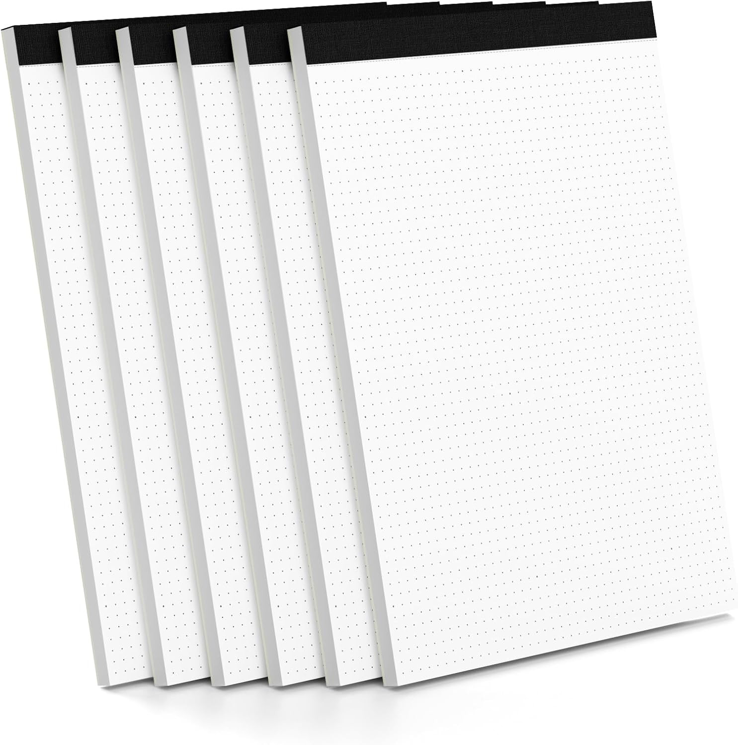 Dotted Paper 8.5 X 11, 6 Pack Dot Grid Paper Pad, 30 Sheets per Pad